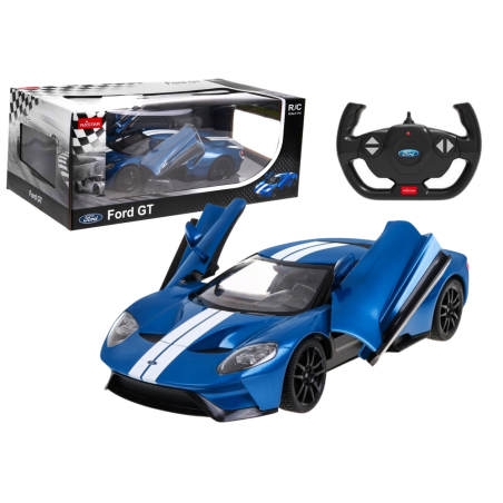 Sinine kaugjuhitav Ford GT mudelauto 1:14