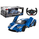 Sinine kaugjuhitav Ford GT mudelauto 1:14
