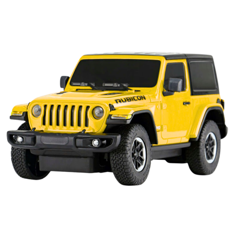 Rastar JEEP Wrangler JL Rubicon kaugjuhitav RC-auto, kollane, 1:24