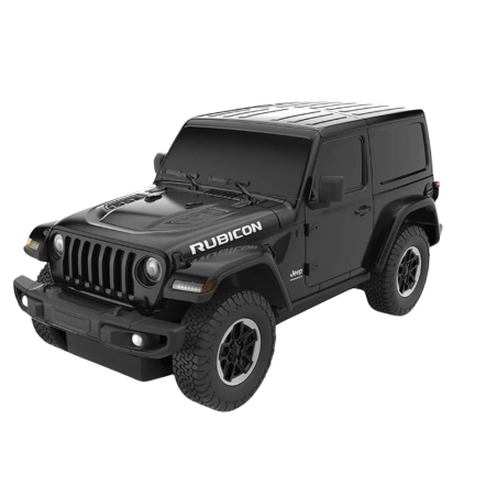 Rastar JEEP Wrangler JL Rubicon kaugjuhitav auto, must, 1:24