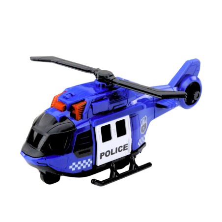 Linnapolitsei veoauto helikopteri ja politseiautoga