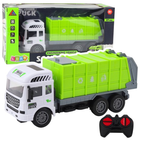 Heleroheline kaugjuhitav RC prügiauto 1:24
