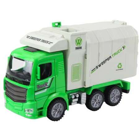 Roheline helidega prügiauto