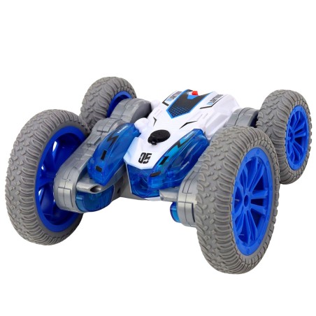 Sinine kaugjuhitav trikiauto 360° valgusefektidega