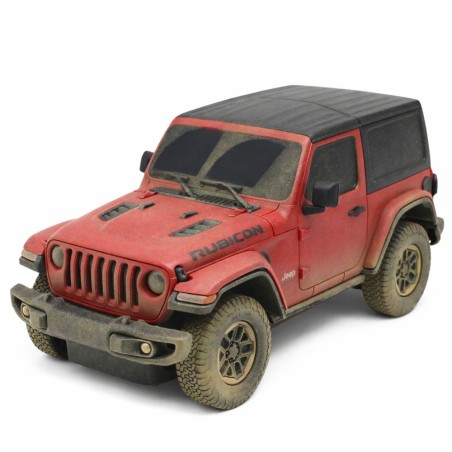 RASTARi kaugjuhitav punane Jeep Wrangler Rubicon Muddy RC-auto 1:24