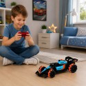Kaugjuhitav 4WD-trikiauto tuledega, 360° pöördega, 1:14
