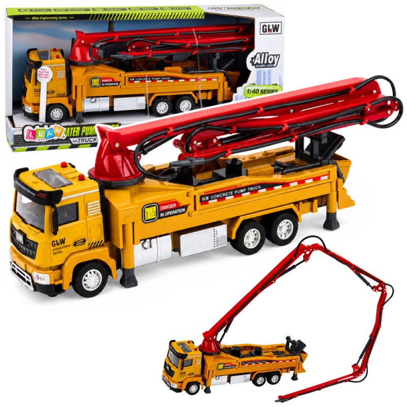 Betoonipumpauto 1:40 tulede ja helidega | MIU.ee