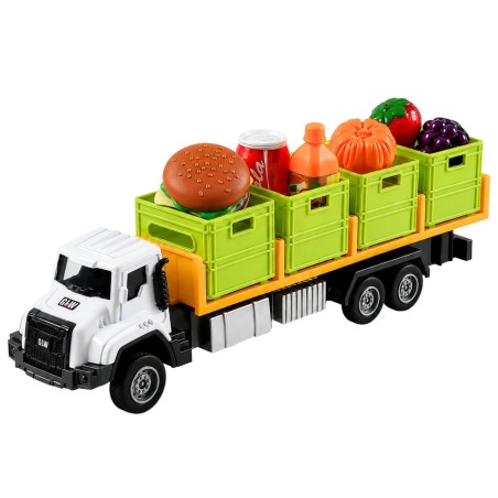Roheline toiduveoauto 1:55 nelja transpordikastiga