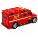 Punane SOS-päästeauto 1:32 valgus- ja heliefektidega