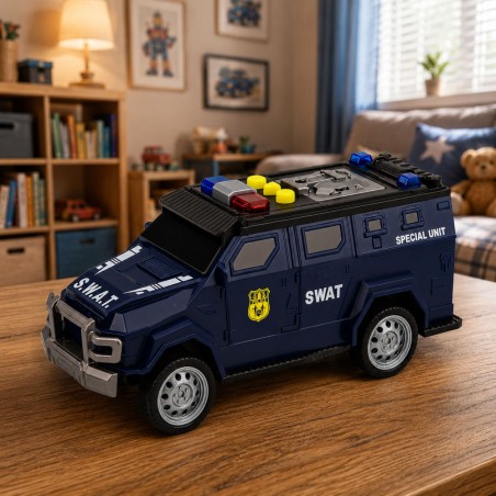 Tumesinine SWAT eriüksuse auto 1:32 | MIU.ee