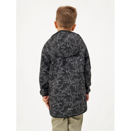 Laste softshell jope fliisvoodriga Basic, must-dino
