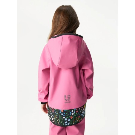 Laste softshell jope fliisvoodriga Basic, roosa-garden