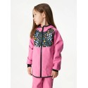 Laste softshell jope fliisvoodriga Basic, roosa-garden
