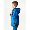 Laste softshell jope fliisvoodriga Basic, sinine-dinosaurused