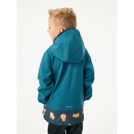 Laste softshell jope fliisvoodriga Basic, cobalt/kapibaara