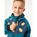Laste softshell jope fliisvoodriga Basic, cobalt/kapibaara