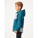 Laste softshell jope fliisvoodriga Basic, cobalt/ehitus