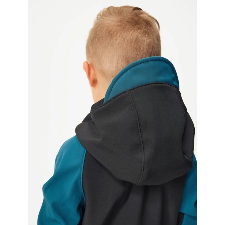 Laste softshell jope fliisvoodriga Street, must/cobalt