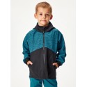 Laste softshell jope fliisvoodriga Street, must/cobalt mäed