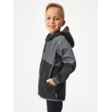 Laste softshell jope fliisvoodriga Street, must/hall