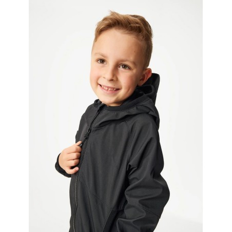 Laste softshell jope ilma voodrita Street, must
