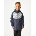Laste softshell jope ilma voodrita, hall-ehitus