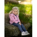 Laste softshell jope ilma voodrita, roosa
