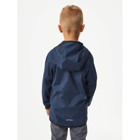 Laste softshell jope ilma voodrita, tumesinine