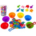 Montessori õppemäng Color Sorter Sea Land 64 tk.