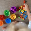 Montessori õppemäng Color Sorter Sea Land 64 tk.
