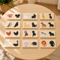 Puidust puslekomplekt Animal Match Shadow Puzzle