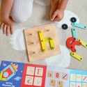 Puidust pusleplokid, tihvtid, loomamustrid FSC sertifikaadiga taasloomiseks