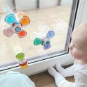 BABY Spinner Sensory Toy Rocket Alien Ufo 3 tk.