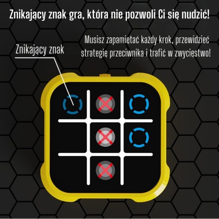 Elektrooniline Tic-Tac-Toe loogiline õppemäng 4 mängurežiimiga