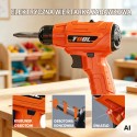 Tööriistakomplekt ümbrises, 45 tükki Little Handyman akutoitel puuri ja valgusti jaoks