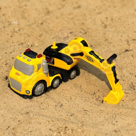 Excavator City Trucki heli- ja valgusefektid