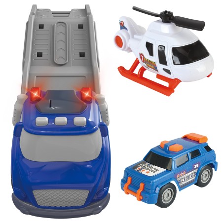 Blue Police City Trucki heli- ja valgusefektid