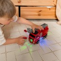 Interaktiivne tuletõrjeauto koos liikuva redeliga
