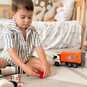 Interaktiivse prügiauto mudeli 1:16 skaala heli- ja valgusefektidega