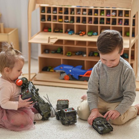 Sõjaväesõidukikomplekt tankikopteriga, 4 tk, mõõtkava 1:20