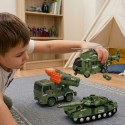 Sõjaväesõidukikomplekt tankikopteriga, 4 tk, mõõtkava 1:20