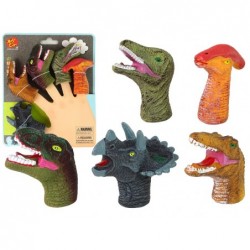 Sõrmenukud dinosaurused, värvilised 5 tükki