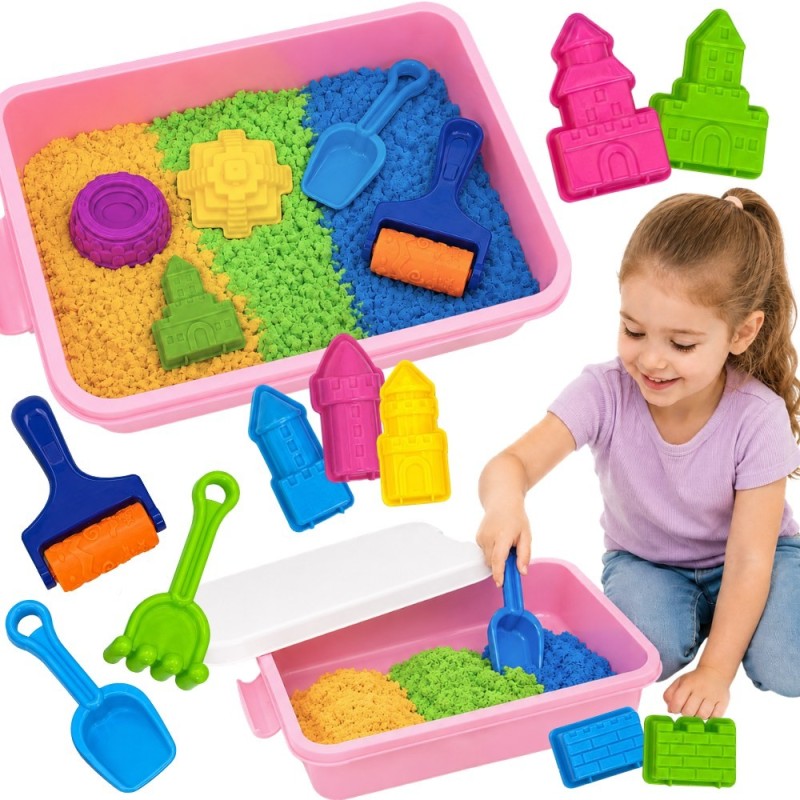 Kinetic Sand Magic Castle komplekt 22 tk Kohver