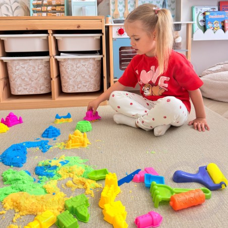 Kinetic Sand Magic Castle komplekt 22 tk Kohver