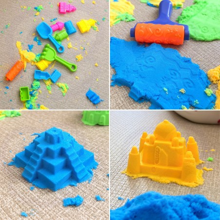 Kinetic Sand Magic Castle komplekt 22 tk Kohver