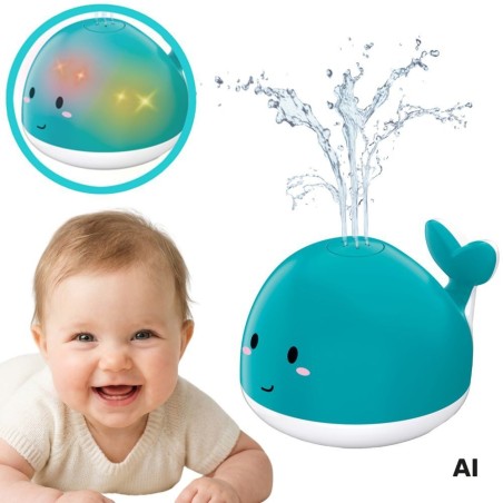 Whale Fountain vannimänguasi – sinine