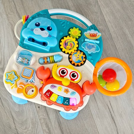 BABY tõukur, jalakäija, õppelaud, tõukeratas, 4-ühes sõidutav