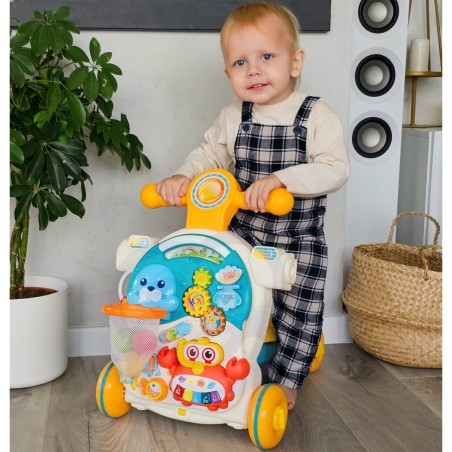 BABY tõukur, jalakäija, õppelaud, tõukeratas, 4-ühes sõidutav