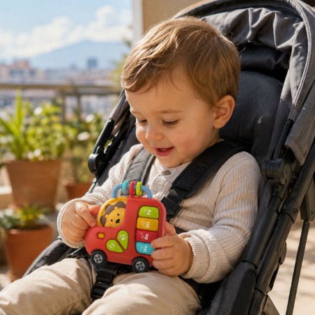 BABY Interaktiivne klaver buss Lion  18m