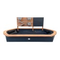 AXI Ovaalne liivakast Joey Brown/Anthracite
